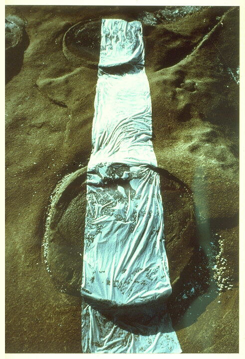 Paper Crossing Stone and Stone, West Coast, Canada 1979